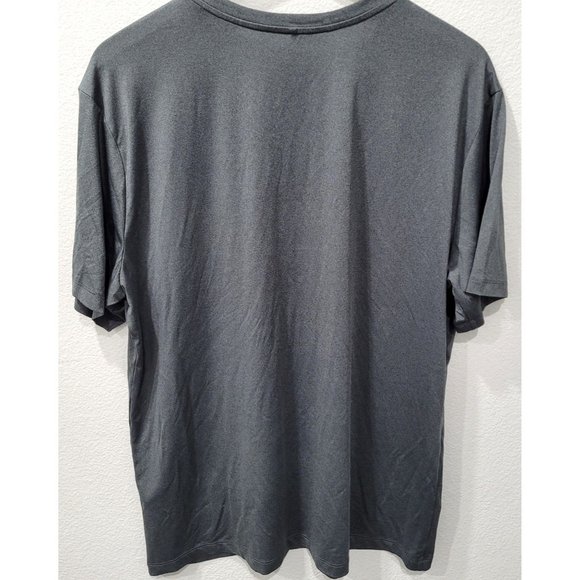 Athlio Mens Athletic Fit Crew Neck Gray T-Shirt Moisture-Wicking Fabric Size L - Picture 7 of 9